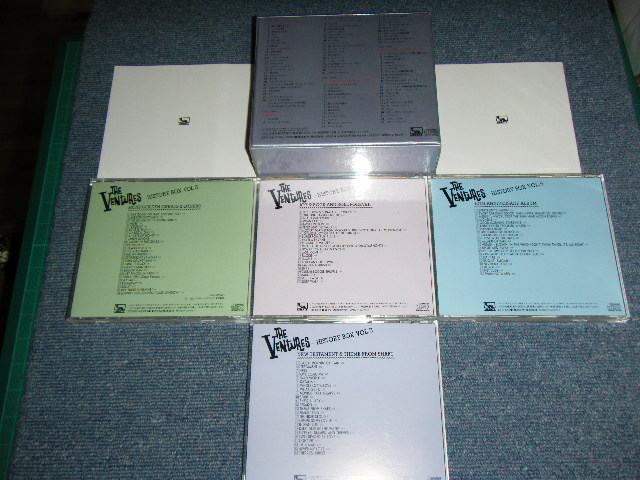 Photo: THE VENTURES - THE VENTURES HISTORY BOX VOL.5  / 1992 JAPAN ORIGINAL USED 4 CD BOX SET  With OBI