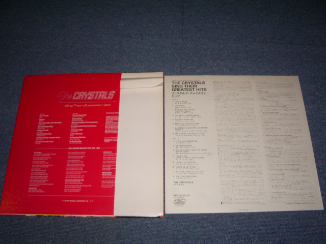 Photo: THE CRYSTALS - SING THEIR GREATEST HITS! / 1976 JPANA Mono LP With OBI 