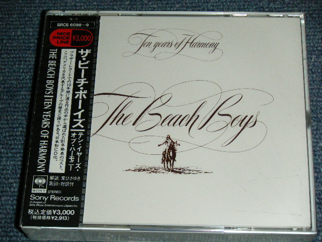 Photo1: THE BEACH BOYS - TEN YEARS OF HARMONY / 1991  JAPAN  ORIGINAL  Brand New  Sealed  2CD