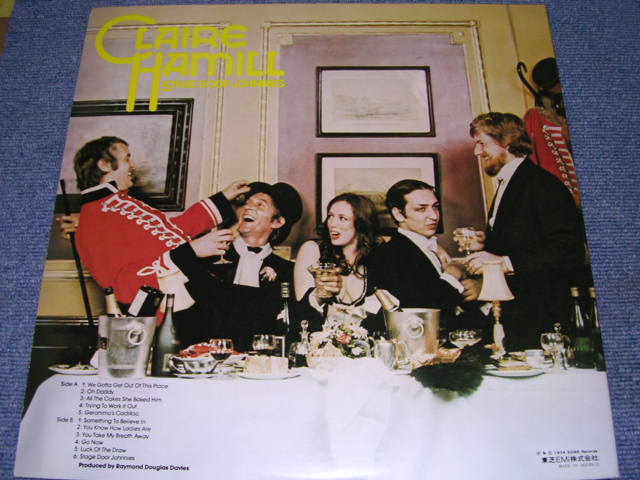 Photo: CLAIRE HAMILL (KINKS)- STAGE DOOR JOHNNIES / 1975 JAPAN MINT-LP With OBI  