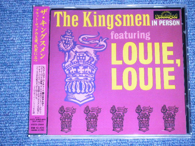 Photo1: THE KINGSMEN - IN PERSON   / 1993 US ORIGINAL CD With 2005 JAPAN  ORIGINAL OBI & LINNER Brand New Sealed CD 