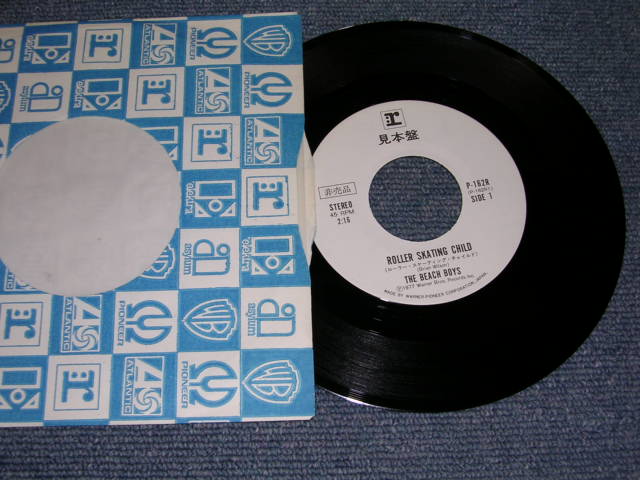 Photo: THE BEACH BOYS - ROLLER SKATING CHILD / 1977 JAPAN ORIGINALWhite Label Promo  used 7"Single