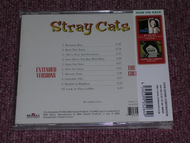 Photo: STRAY CATS ストレイ・キャッツ  -  EXTENDED VERSIONS (ライヴ・コレクション) / 2002  Relaeased US Version +JAPAN OBI & LINNER Brand New Sealed  CD 