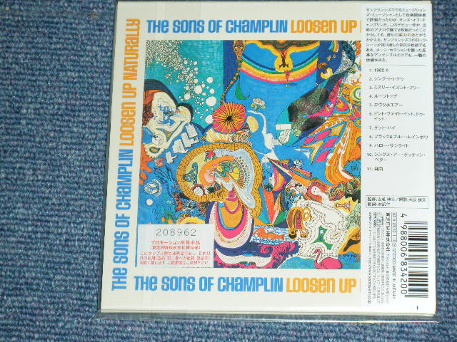 Photo: THE SONS OF CHAMPLIN  - LOOSEN UP NATURALLY  / 2005 JAPAN ONLY MINI-LP PAPER SLEEVE Promo Brand New Sealed CD 