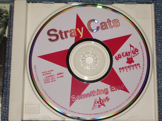 Photo: STRAY CATS ストレイ・キャッツ  - SOMETHING ELSE LIVE  / 1994 JAPAN  ORIGINAL Used CD With OBI  