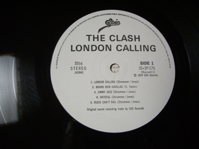 Photo: CLASH - LONDON CALLING  W/ OBI 