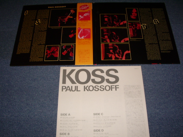 Photo: PAUL KOSSOFF -  KOSS / 1977 JAPAN Reissue Promo 2LP With OBI 