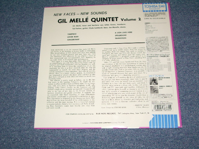 Photo: THE GIL MELLE QUARTET - THE GIL MELLE QUARTET VOL.2 / 1999 JAPAN LIMITED 1st RELEASE BRAND NEW 10"LP Dead stock