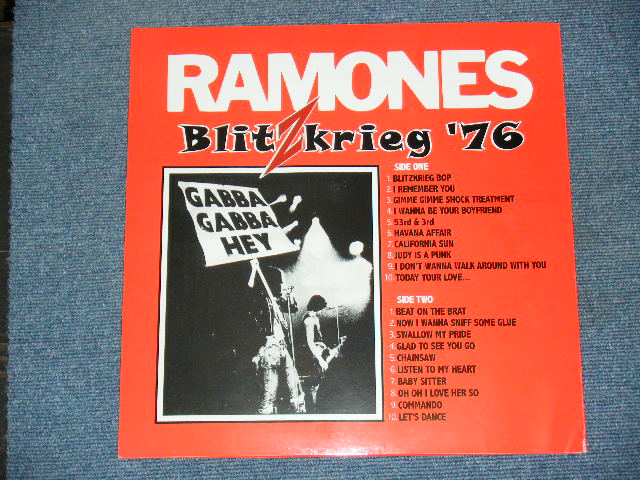 Photo: RAMONES - BLITZKRIEG '76 /  COLLECTORS ( BOOT ) LP