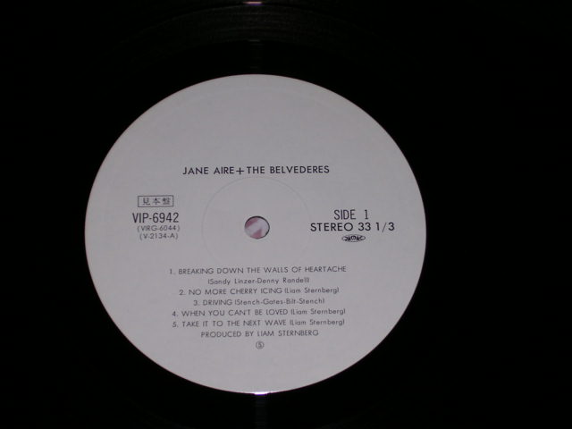 Photo: JANE AIRE  + THE BELVEDERES +  JANE AIRE  + THE BELVEDERES / 1979 JAPAN WHITE LABEL PROMO MINT LP+Obi