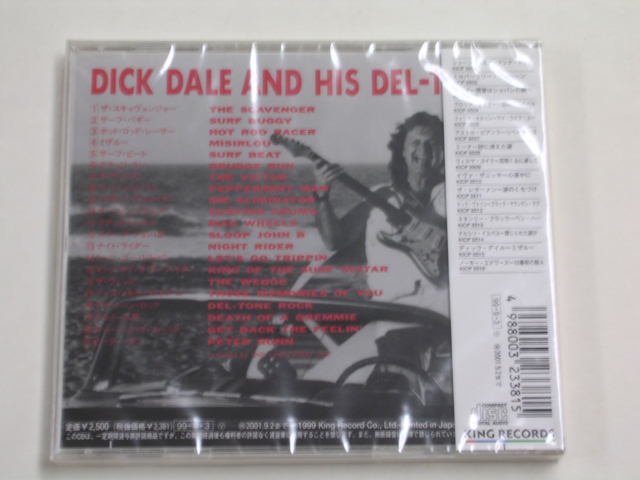 Photo: DICK DALE & HIS DEL-TONES - GREATEST HITS 1961-1976 / 1999 JAPAN ORIGINAL SEALED CD With OBI 