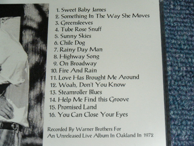 Photo: JAMES TAYLOR - BABY JAMES BY THE BAY / 2002 Brand New COLLECTOR'S CD 