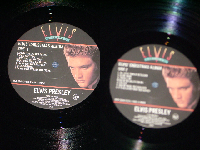 Photo: ELVIS PRESLEY - ELVIS CHRISTMAS ALBUM   / 1992 JAPAN Reissue LP With OBI 