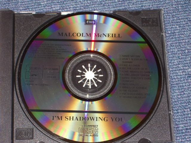 Photo: MALCOLM McNEILL - I'M SHADOWING YOU  / 1989 JAPAN Original CD With OBI