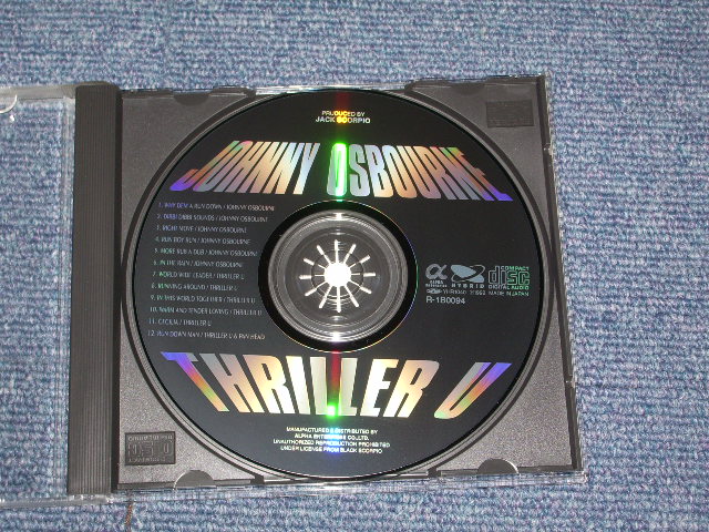 Photo: JOHNNY OSBOURNE & THRILLER U - JOHNNY OSBOURNE vs THRILLER U / 1992 JAPAN Used CD With OBI 
