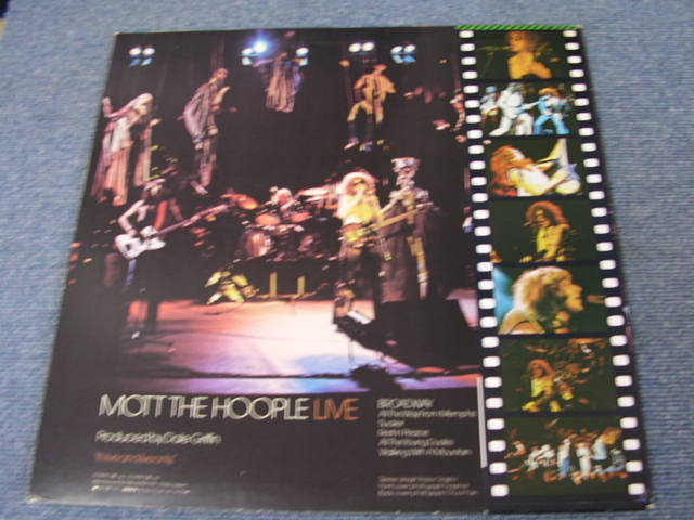 Photo: MOTT THE HOOPLE - LIVE /  1974 JAPAN LP+OBI + PROMO SHEET & BOOKLET