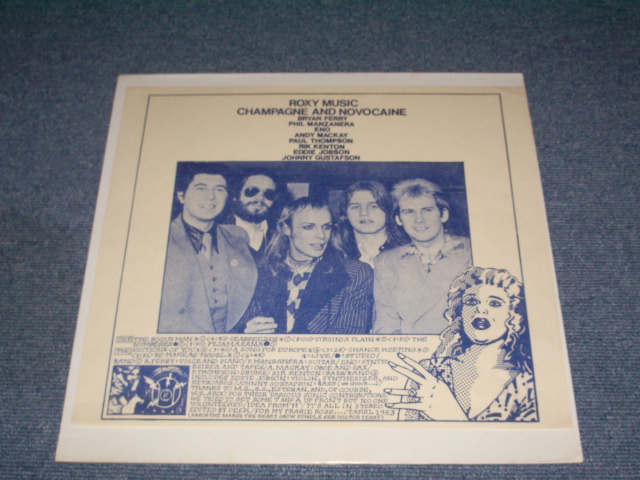 Photo1: ROXY MUSIC - CHAMPAGNE AND NOVOCAINE  /  ORIGINAL  COLLECTORS LP