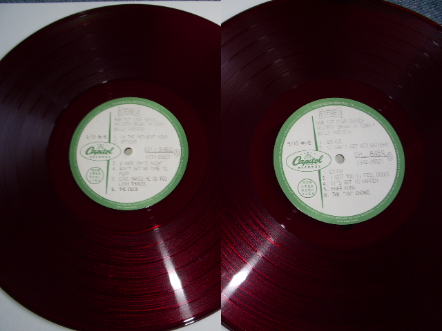 Photo: BILLY PRESTON - WILDEST ORGAN IN TOWN  / 1960s JAPAN PROMO TEST PRESS RED VINYL LP+Obi(WITH BACK ORDER SHEET) 