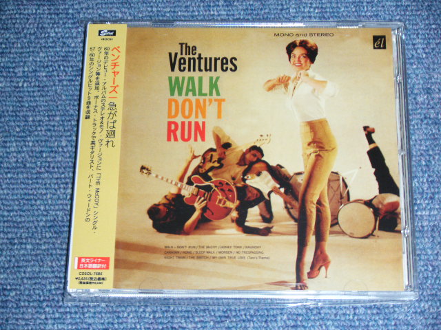 Photo1: THE VENTURES - WALK DON'T RUN / 2011 EU ORIGINAL CD With 2011 JAPAN  ORIGINAL OBI & LINNER Brand New Sealed CD 