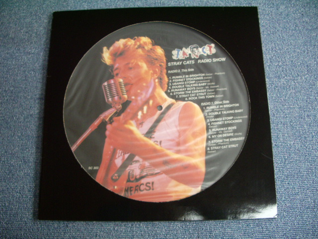 Photo1: STRAY CATS -RADIO SHOW LIMITED PICTURE DISC/  COLLECTORS ( BOOT ) LP