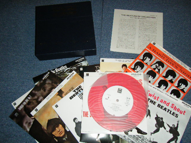 Photo1: THE BEATLES - E.P.COLLECTION / JAPAN WHITE LABEL PROMO & RED WAX VINYL EP BOXSET