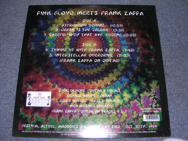 Photo: PINK FLOYD - PINK FLOYD MEETS FRANK ZAPPA / 2009 COLLECTORS ( BOOT ) LP Color Wax 