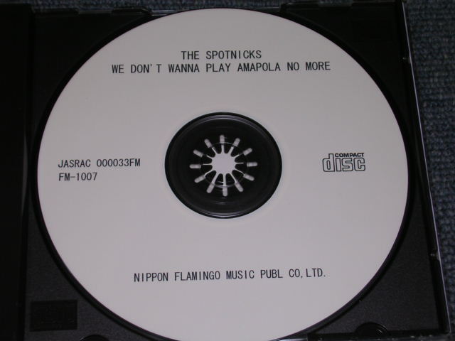 Photo: THE SPOTNICKS - WE DON'T WANNA PLAY "AMAPOLA" NO MORE / JAPAN ONLY Limited BRAND NEW  CD-R  
