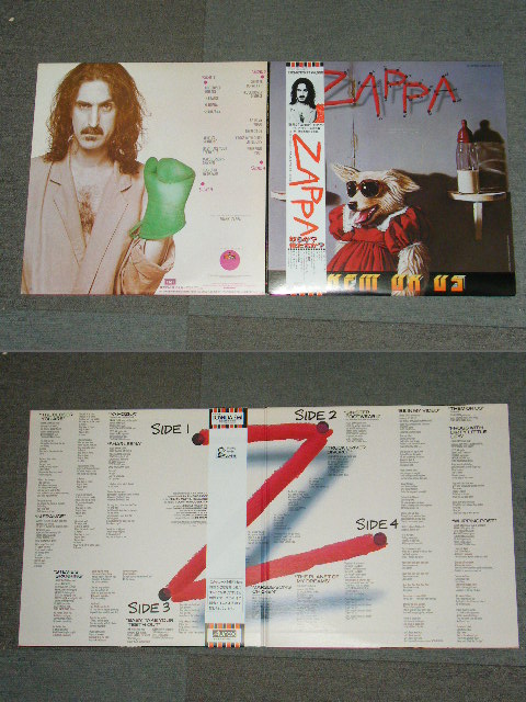 Photo: FRANK ZAPPA - THEM OR US  / 1984 JAPAN  ORIGINAL LP With OBI 