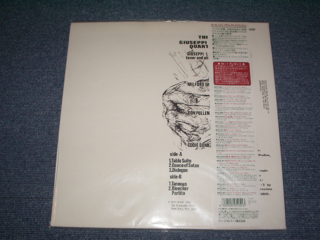 Photo: GIUSEPPI LOGAN - GIUSEPPI LOGAN QUARTET  /1996 JAPAN LIMITED BRAND NEW 12"LP Dead stock