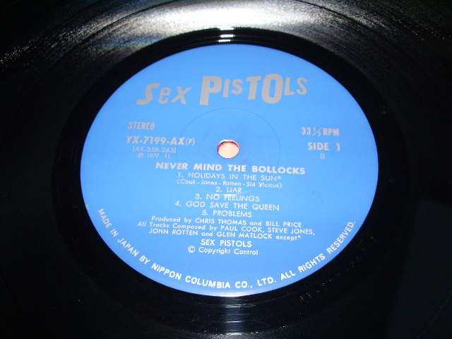 Photo: SEX PISTOLS  -  NEVER MIND THE BKOLLOCKS  / 1977 ORIGINAL LP