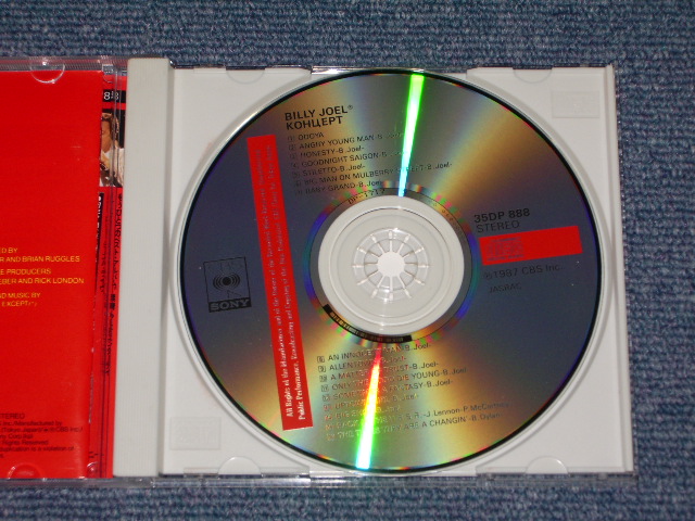 Photo: BILLY JOEL - KOHUEPT  / 1987 JAPAN Original Used CD with OBI