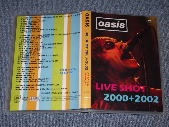 Photo1: oasis  -  live shot 2000 + 2002 / BRAND NEW COLLECTORS DVD