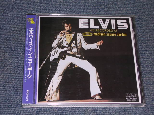Photo1: ELVIS PRESLEY - AS RECORDED AT MADISON SQUARE GARDEN  / 1985 JAPAN Original MINT CD With OBI