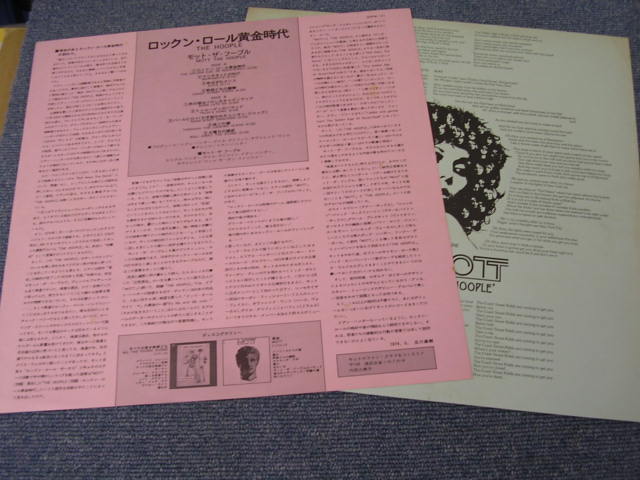 Photo: MOTT THE HOOPLE - THE HOOPLE  /  1974 JAPAN  White Label Promo LP+OBI ( PINK OBI )