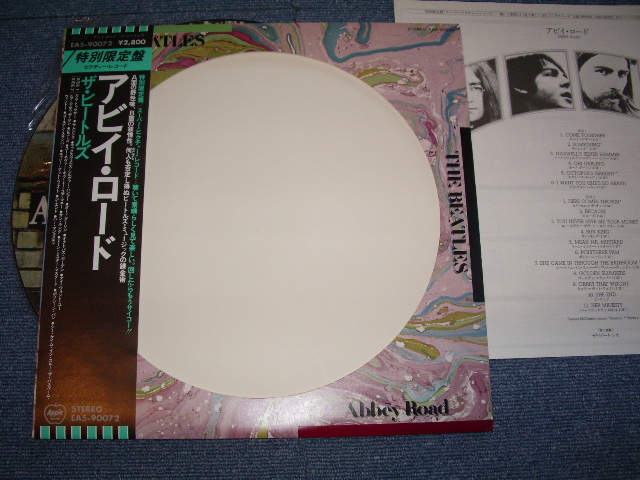 Photo: BEATLES - ABBEY ROAD Limited Picture Disc / JAPAN ORIGINAL LP+Obi 