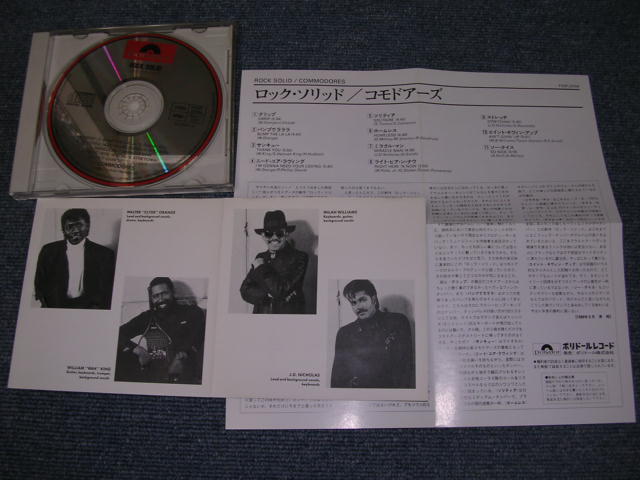 Photo: COMMODORES - ROCK SOLID   / 1988 JAPAN ORIGINAL Used CD 