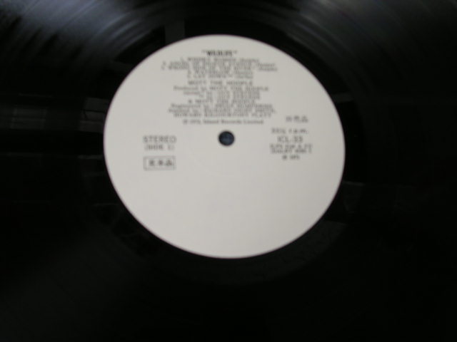 Photo: MOTT THE HOOPLE - WILDLIFE  /  1972 JAPAN White Label Promo LP