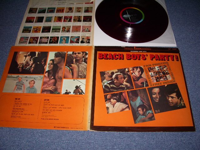 Photo: BEACH BOYS - CONCERT With 4 PAGE BOOKLET / 1960s JAPAN ORIGINAL RED WAX LP 