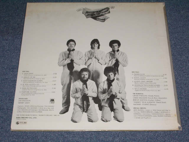 Photo: THE FLYING BURRITO BROTHERS - BURRITO DELUXE / 1973 JAPAN Original LP