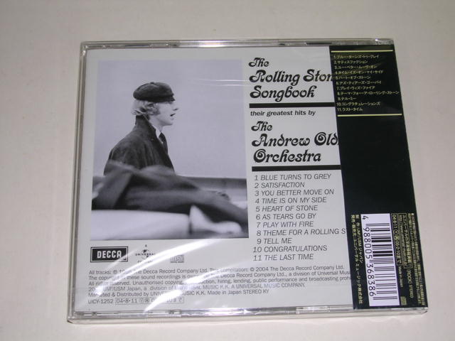 Photo: ANDREW OLDHAM ORCHESTRA - THE ROLLING STONES SONGBOOK / 2004 JAPAN Sealed Brand New CD 