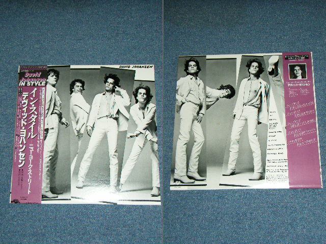 Photo: DAVID JOHNASEN ( of NEW YORK DOLLS ) - IN STYLE / 1979 JAPAN ORIGINAL Used  LP With OBI & POSTER 
