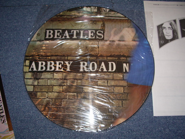 Photo: BEATLES - ABBEY ROAD Limited Picture Disc / JAPAN ORIGINAL LP+Obi 