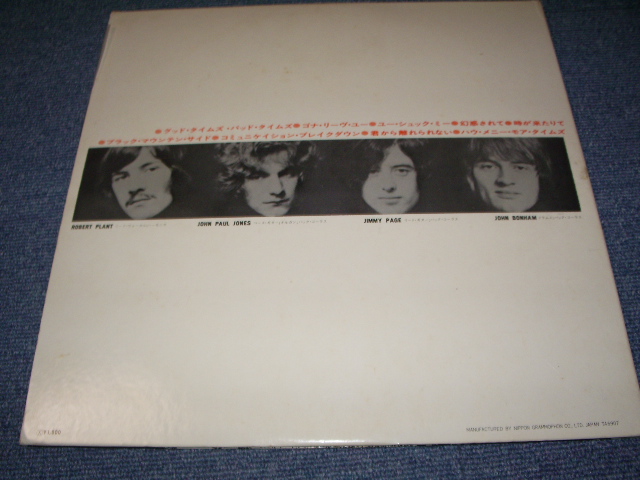 Photo: LED ZEPPELIN - I ( 1st/ Debut Album ) MISS CREDIT on BACK COVER 