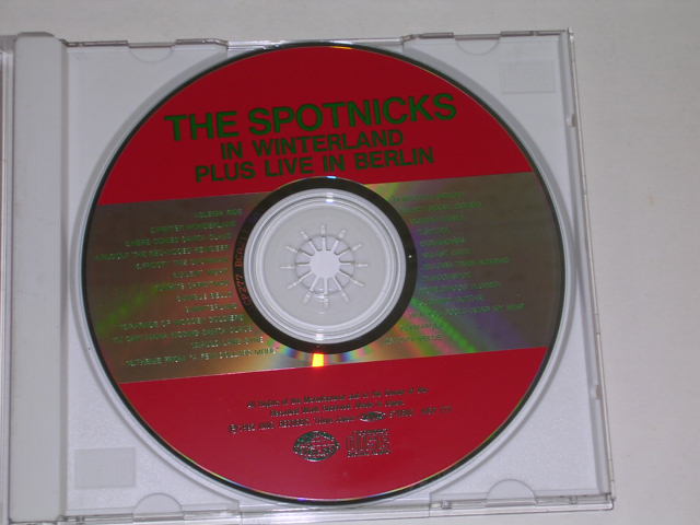 Photo: THE SPOTNICKS - IN WINTERLAND + LIVE IN BERLIN ( 2 in 1 )  / 1992 JAPAN USED CD