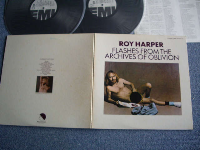 Photo1: ROY HARPER - FLASHES FROM THE ARCHIVES OF OBLIVION / 1974 WHITE LABEL PROMO ORIGINAL 2LP
