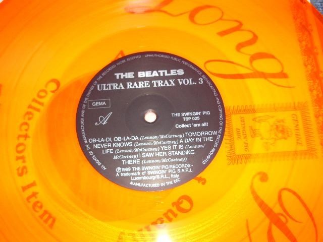 Photo: THE BEATLES - ULTRA RARE TRAX VOL.3  / 1989 EU BOOT  COLLECTORS   LP  