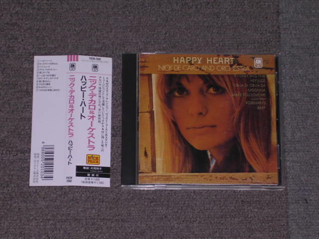 Photo1: NICK DeCARO & ORCHESTRA - HAPPY HEART / 1997 JAPAN CD With OBI Out-Of-Print now