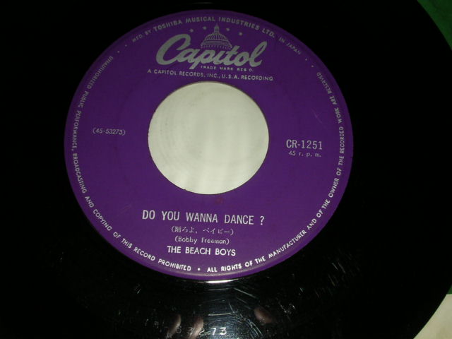 Photo: THE BEACH BOYS - DO YOU WANNA DANCE / 1960s JAPAN ORIGINAL used 7"Single