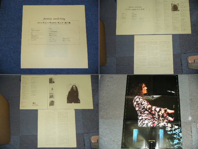 Photo: CAROLE KING キャロル・キング - FANTASY ( With POSTER )  /  1973 JAPAN ORIGINAL LP With OBI 