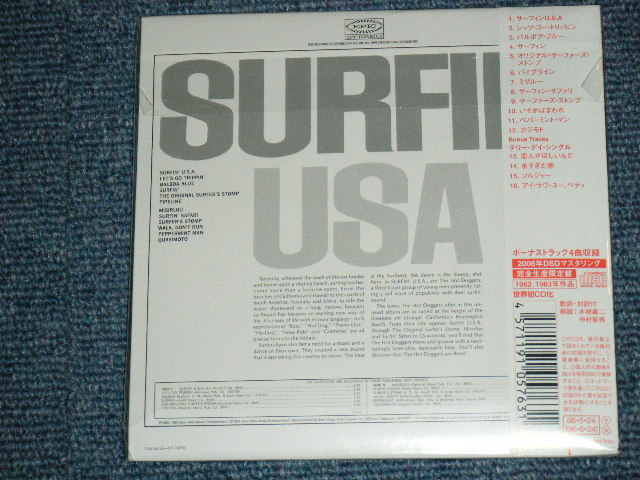 Photo: THE HOT DOGGERS - SURFIN' USA ( ORIGINAL ALBUM + BONUS TRACKS  / MINI-LP PAPER SLEEVE CD )  / 2006 JAPAN ONLY Mini-LP Sleeve Brand New Sealed CD 